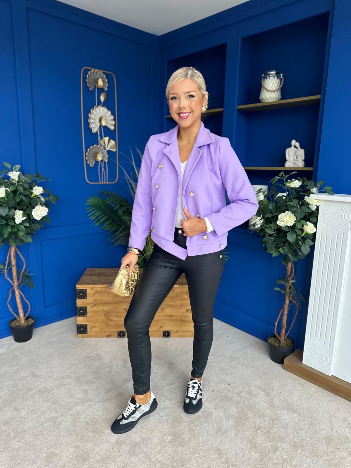 Jackson Detailed Jacket Lilac
