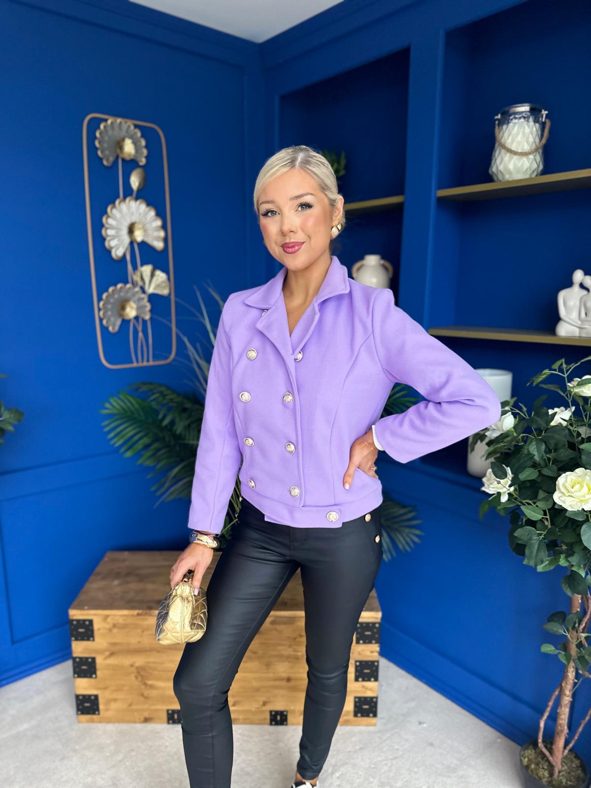Jackson Detailed Jacket Lilac
