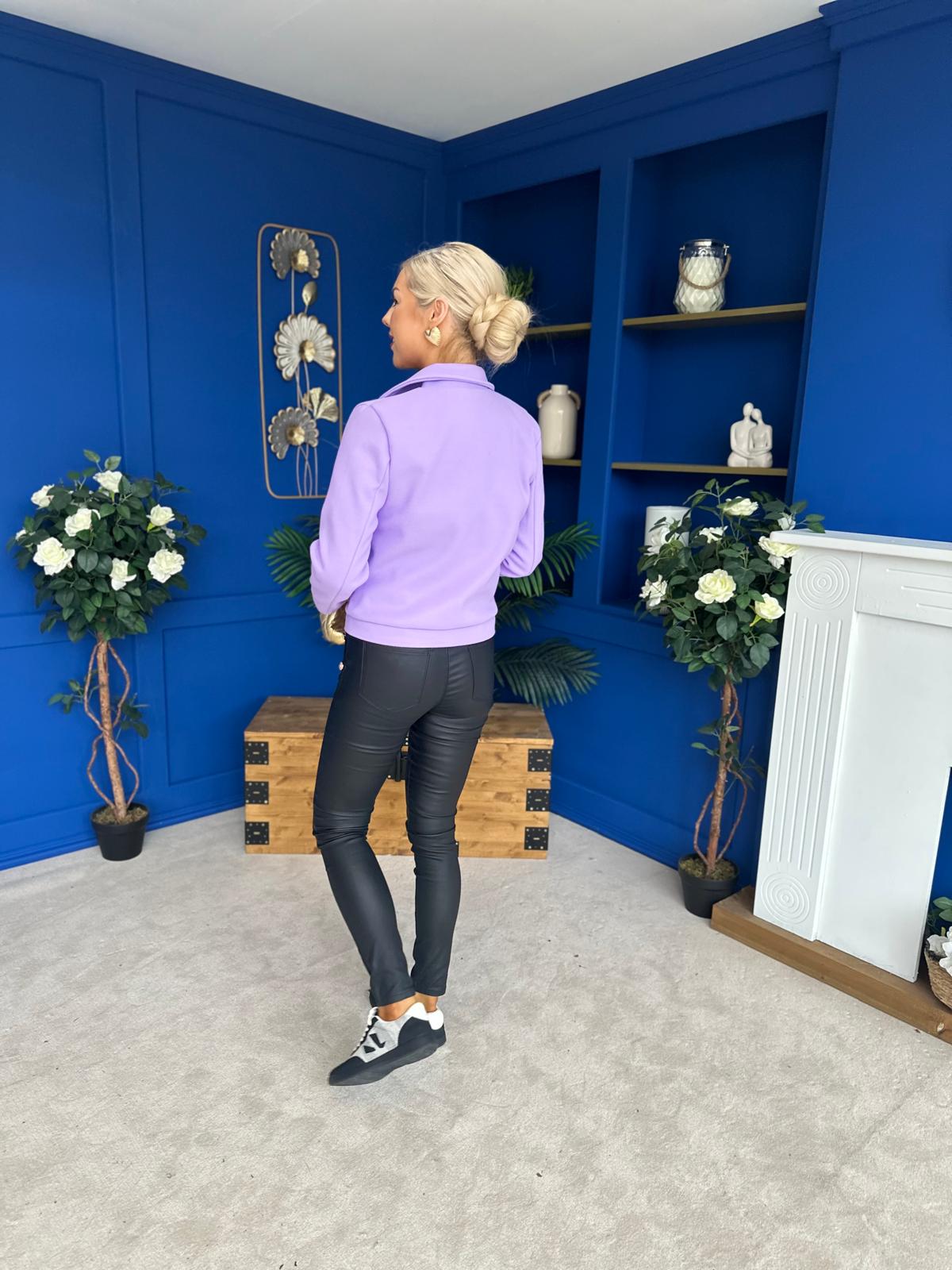 Jackson Detailed Jacket Lilac
