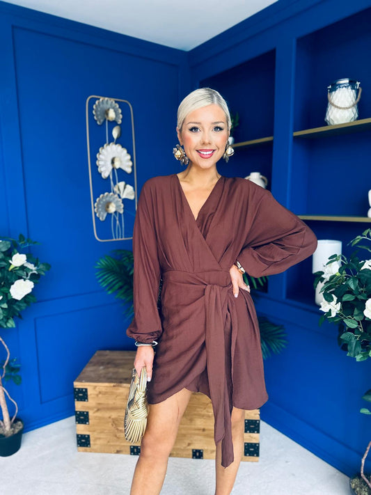 Danni Drape Detail Mini Dress Coco