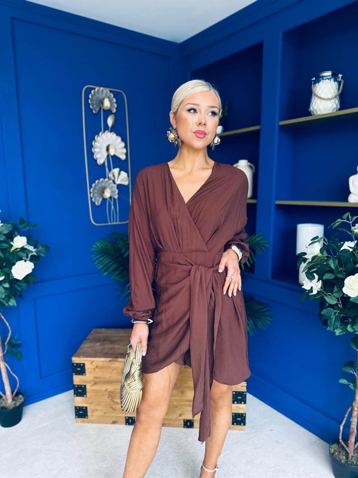 Danni Drape Detail Mini Dress Coco