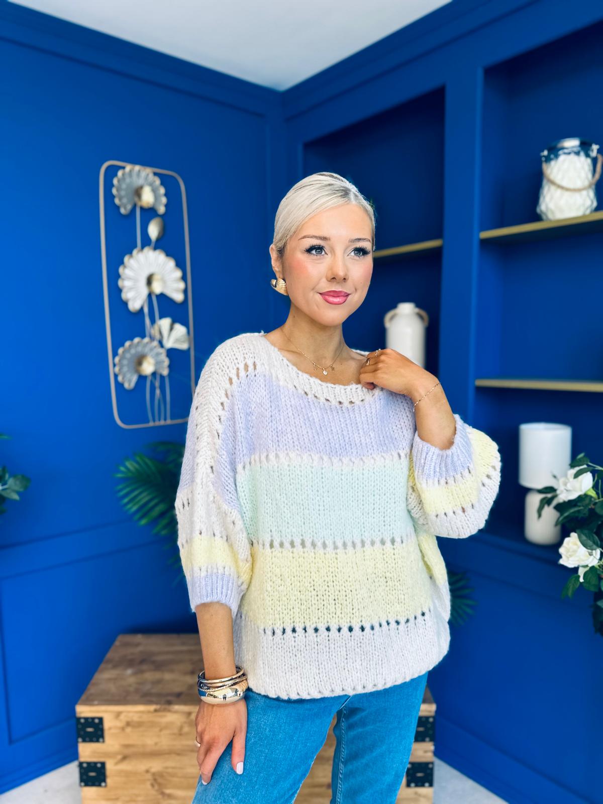 Kris Chunky Jumper Lilac