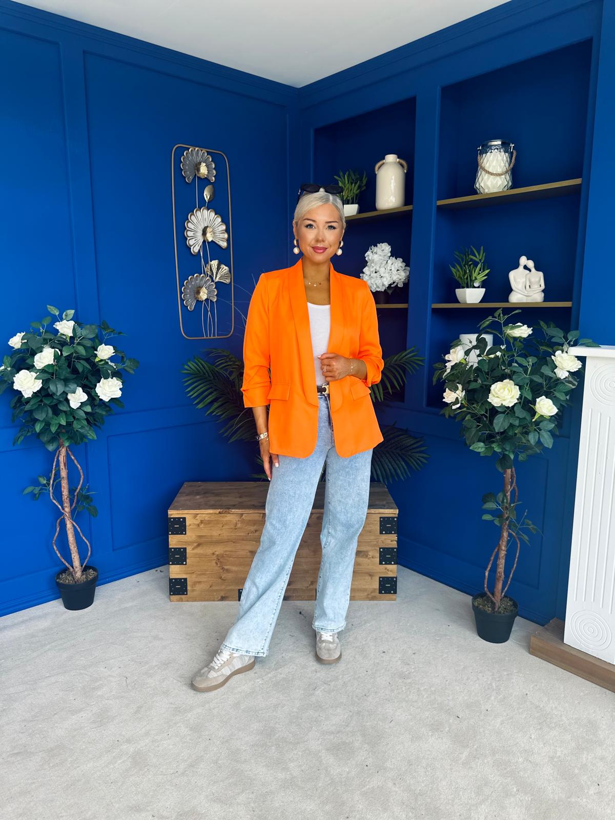 Lydia Detailed Blazer Amber