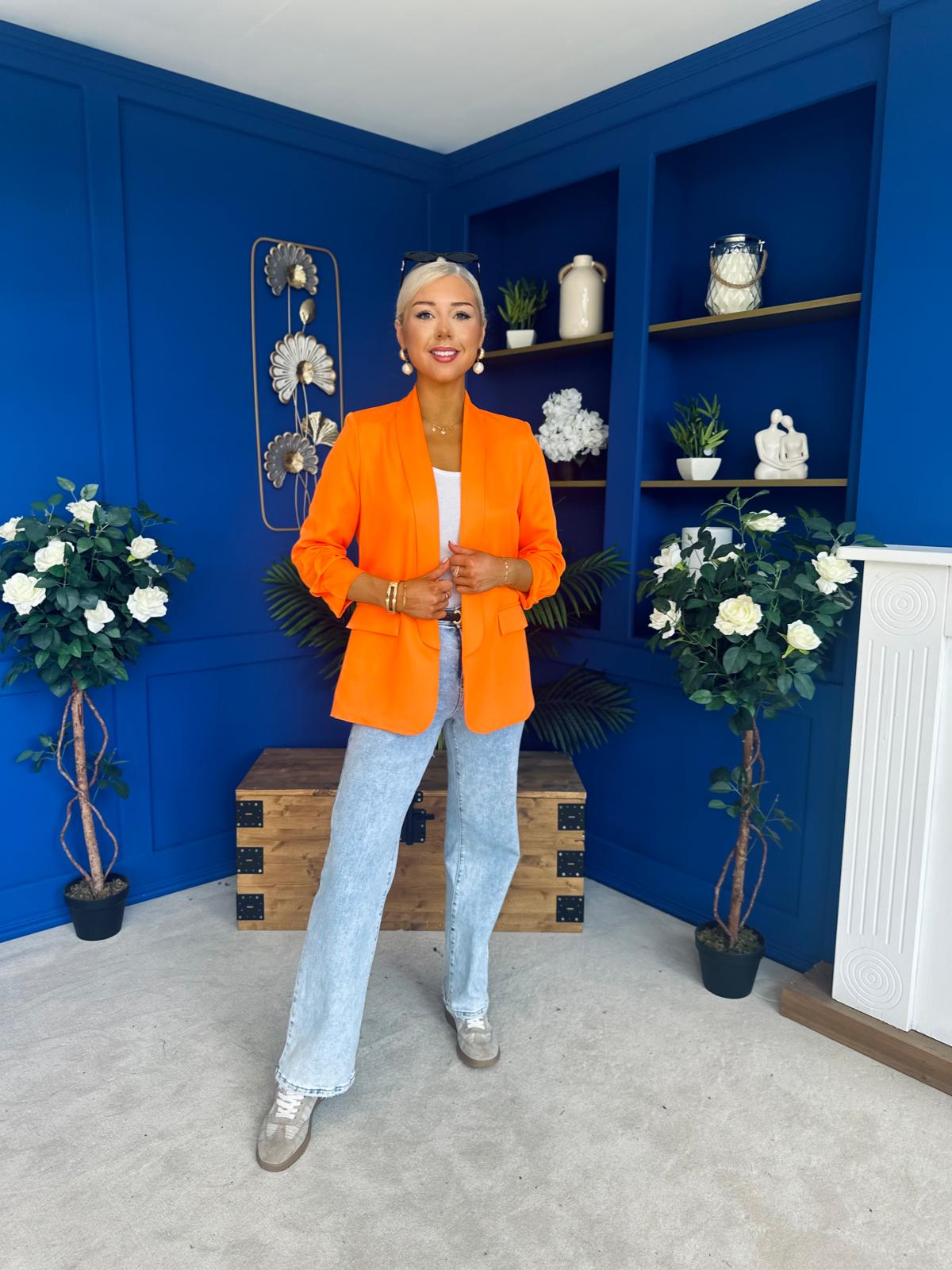 Lydia Detailed Blazer Amber