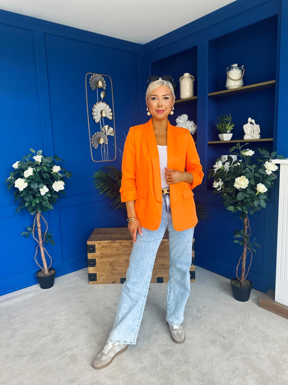 Lydia Detailed Blazer Amber