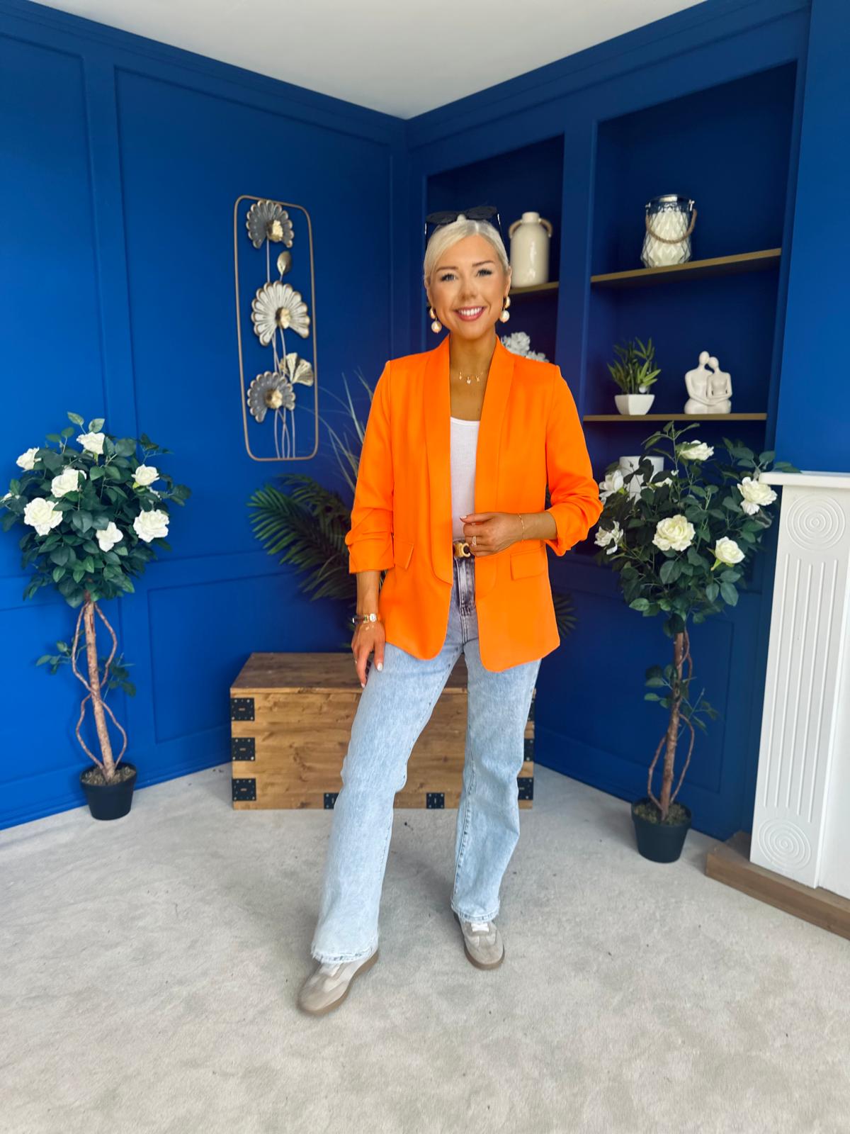 Lydia Detailed Blazer Amber