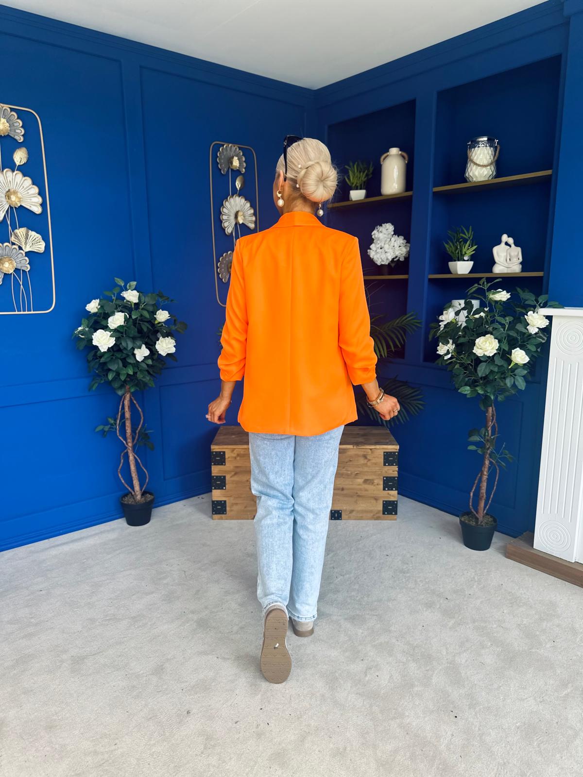 Lydia Detailed Blazer Amber