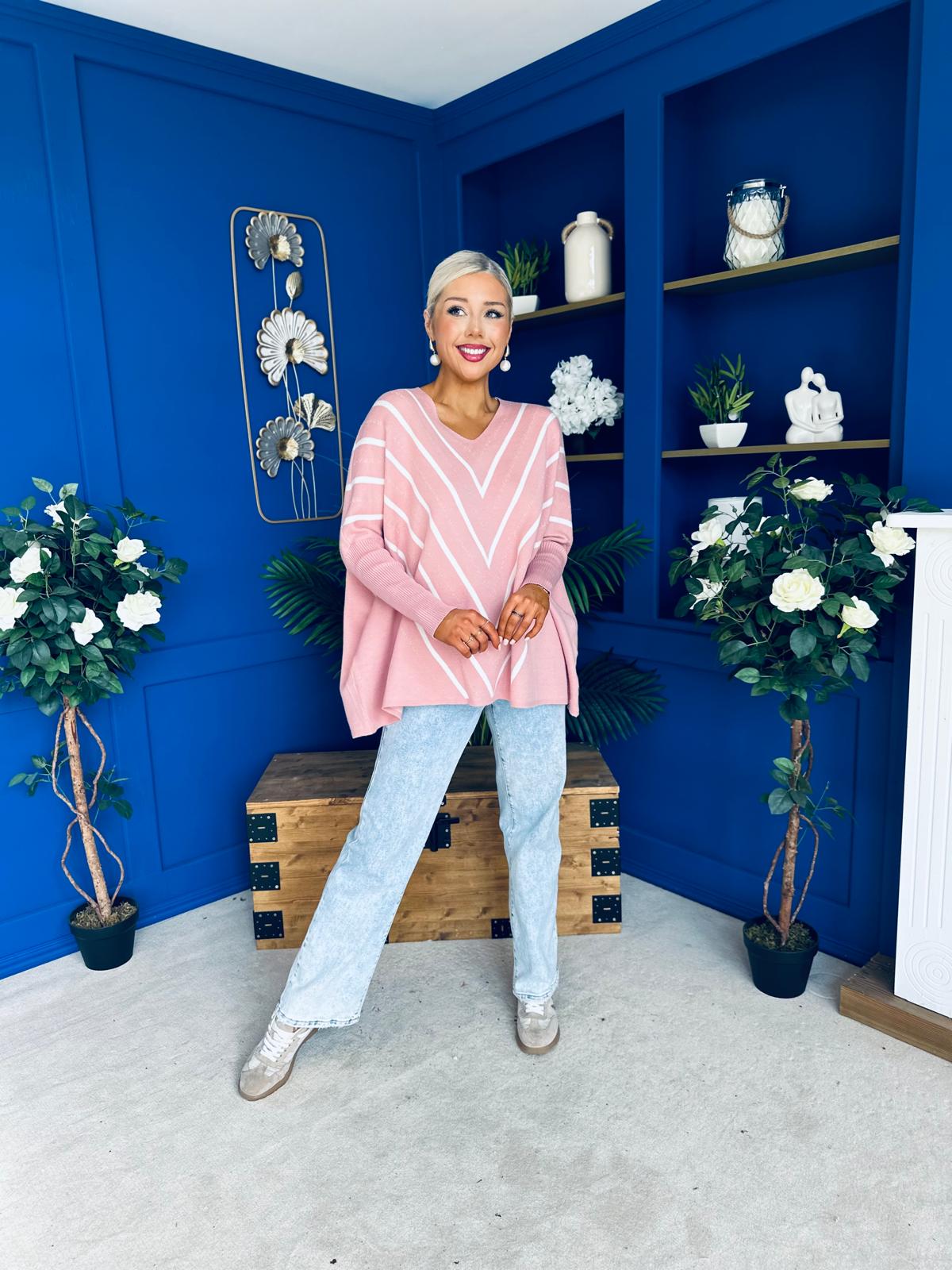 Cathy Detailed Jumper Blush