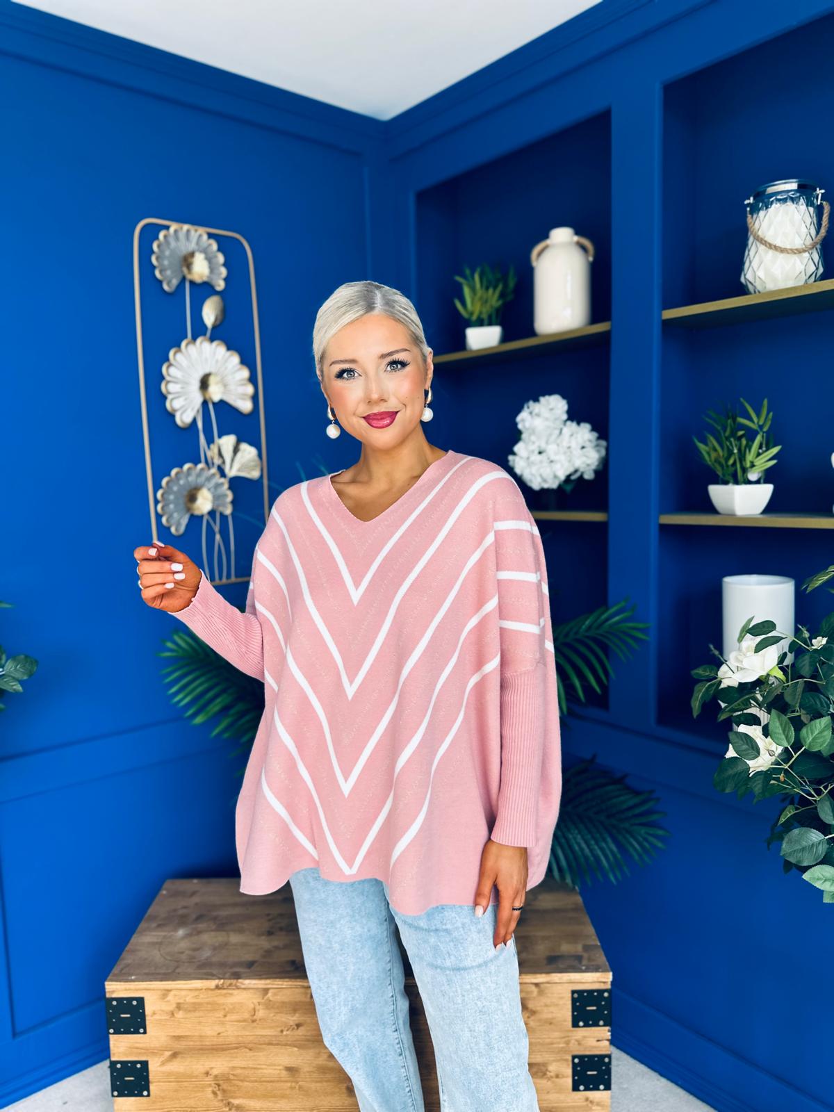 Cathy Detailed Jumper Blush