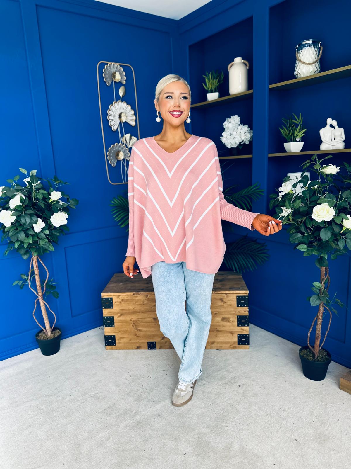 Cathy Detailed Jumper Blush