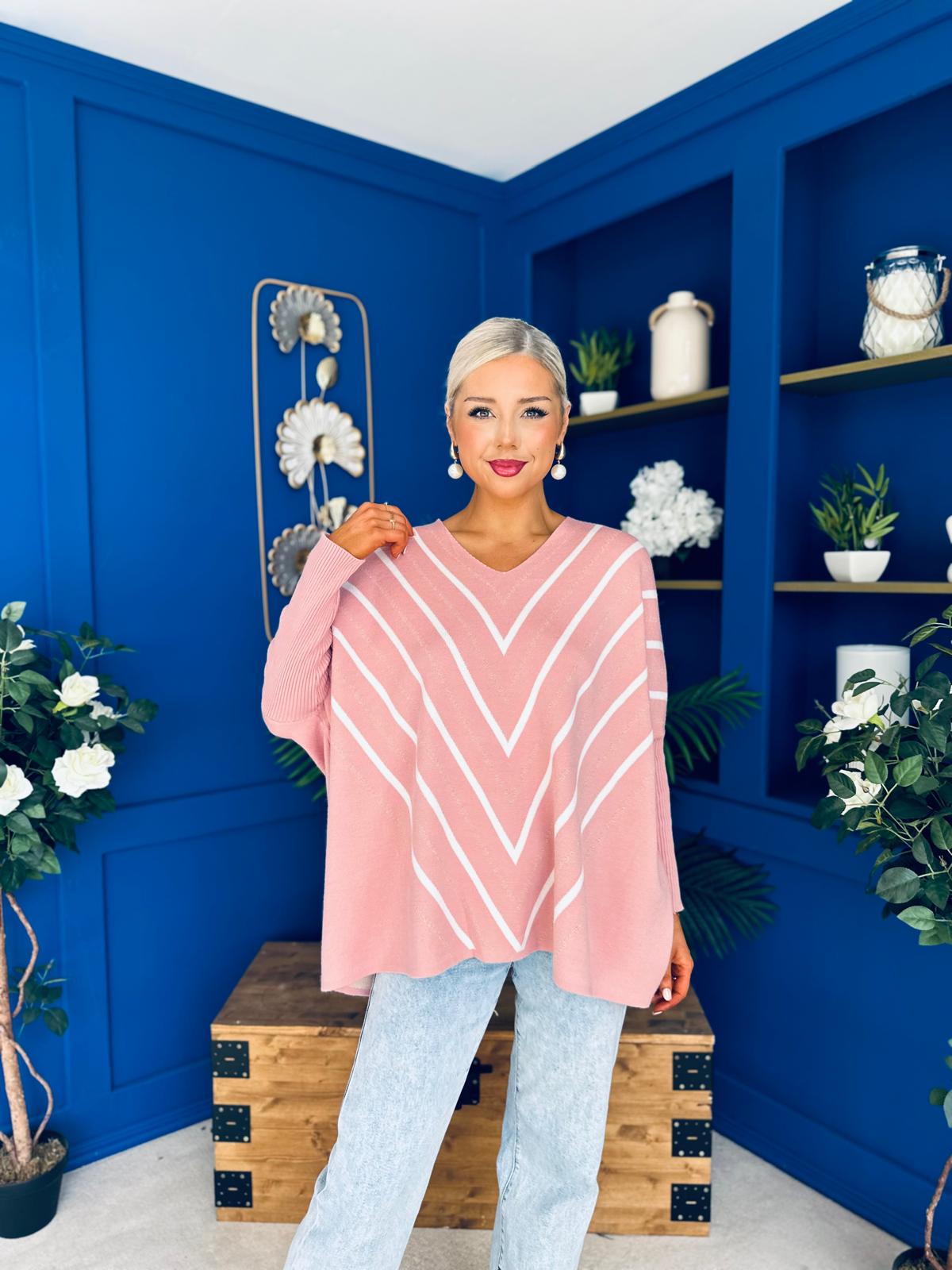 Cathy Detailed Jumper Blush