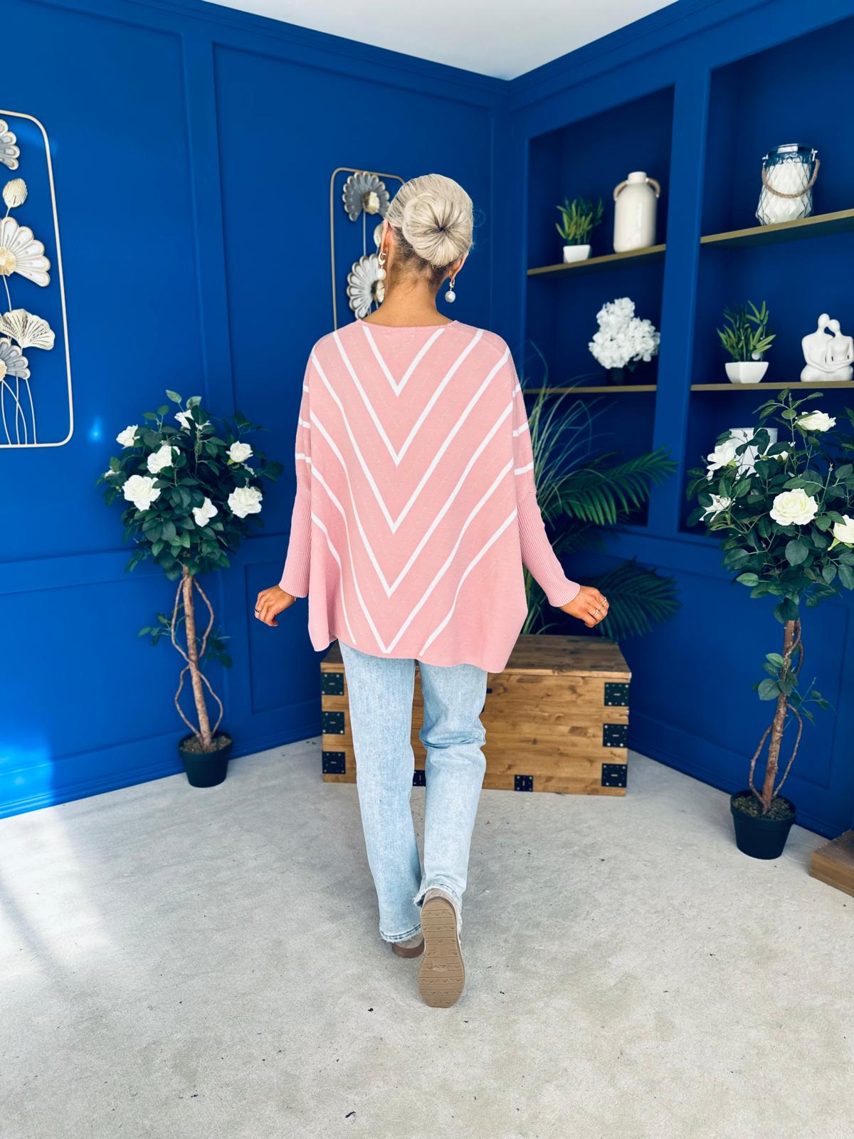 Cathy Detailed Jumper Blush