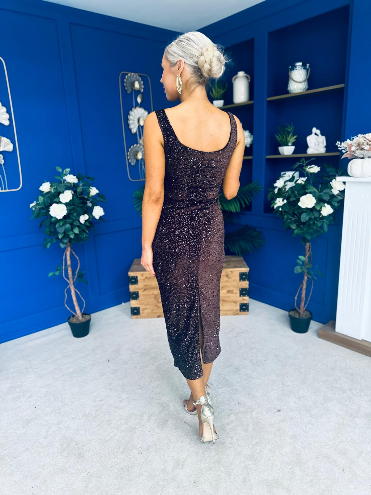 Mabel Sequin Occasion Dress Coco