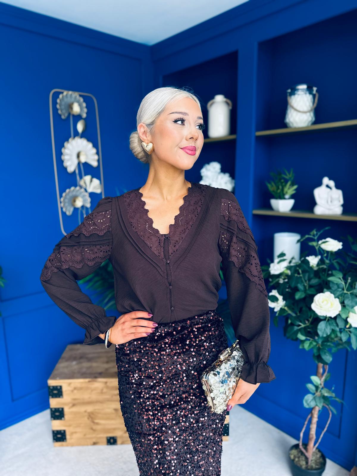 Kile Crochet Detailed Blouse Coco