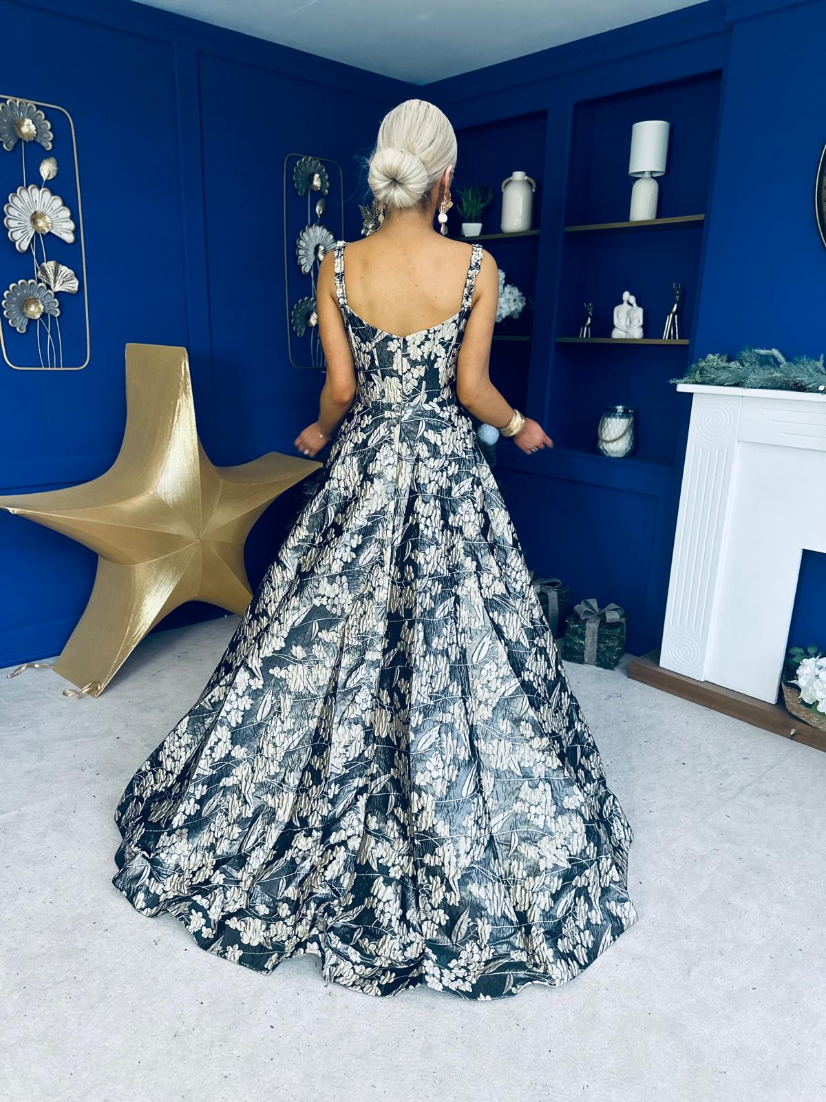 Patrice Occasion Maxi Dress Jaquard