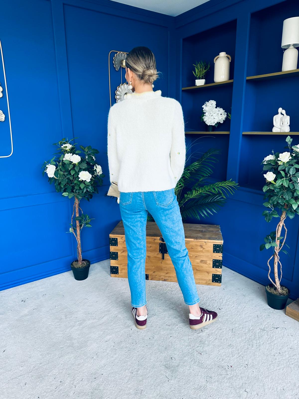 Wren Soft Knit Cardi Floral