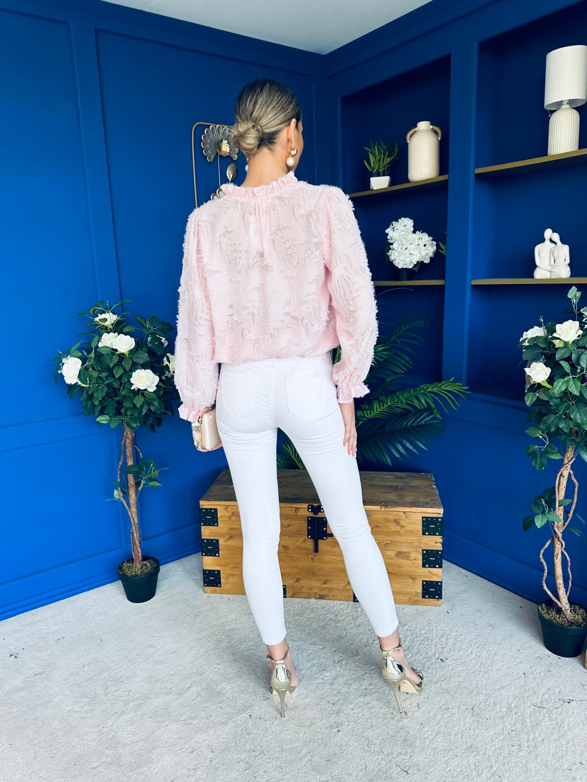 Kirsten Detailed Blouse Pink