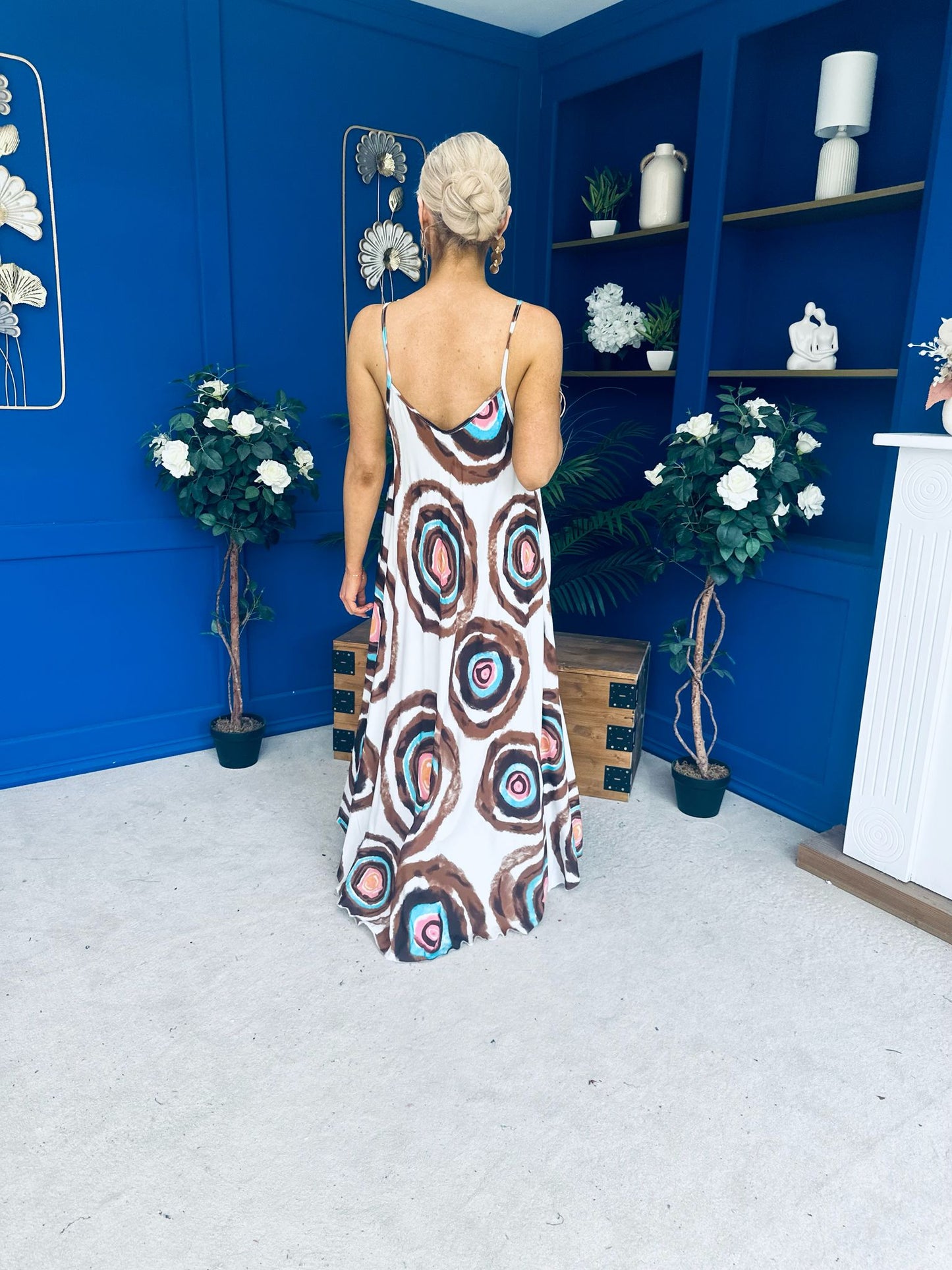 Lynette Para Maxi Dress Dress Cream