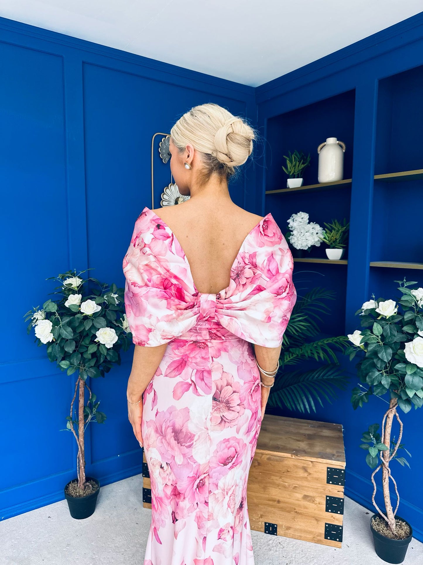 Vanessa Detailed Occasion Dress Floral