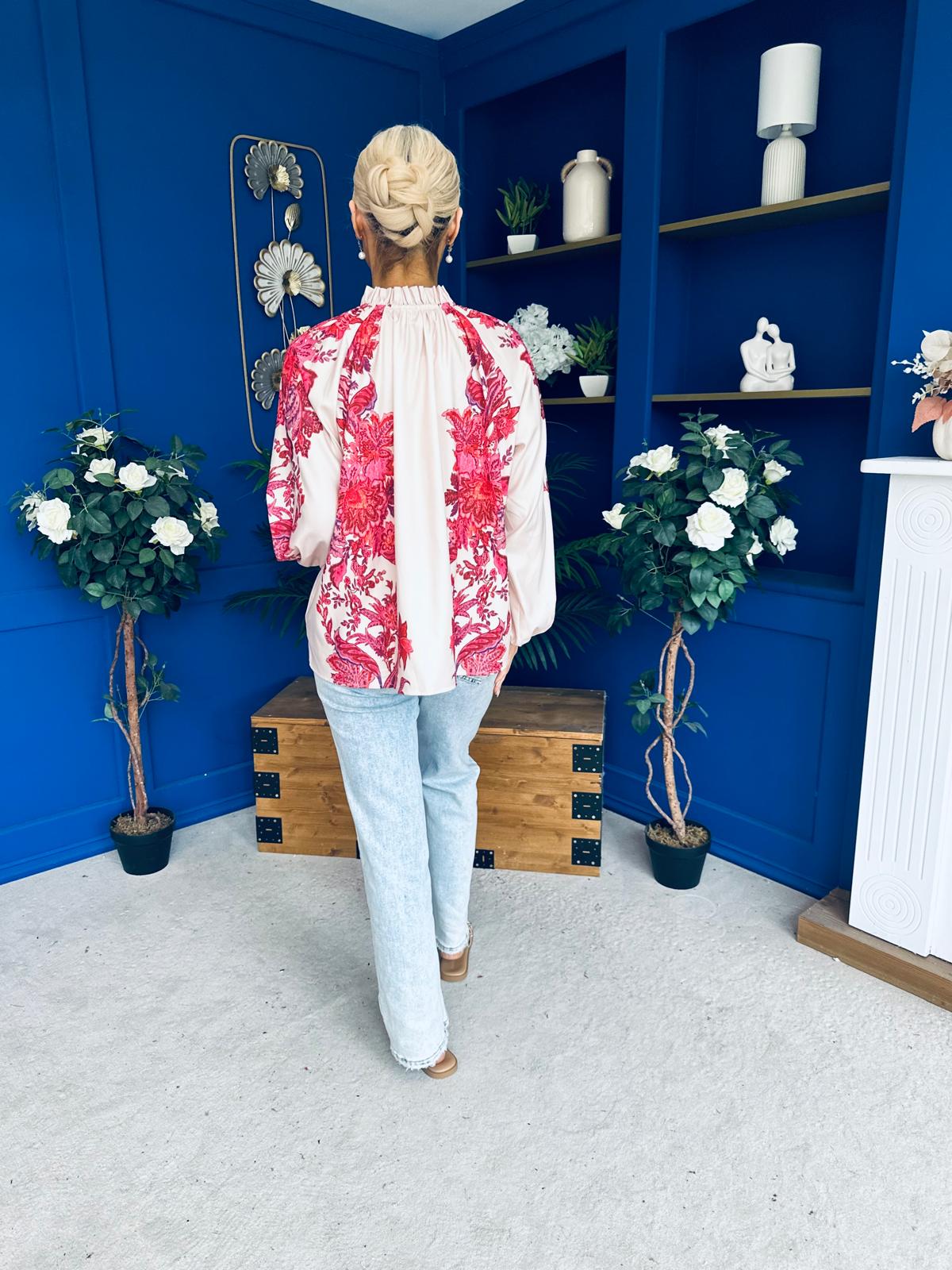 Bianca Full Sleeve Blouse Floral
