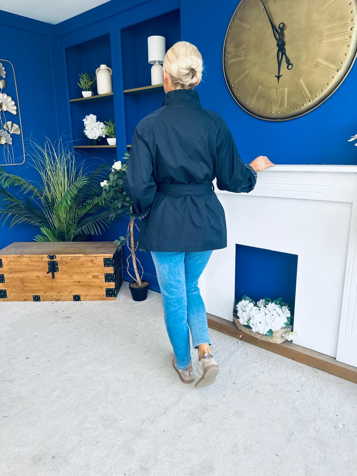 Jacinta Detailed Jacket Navy