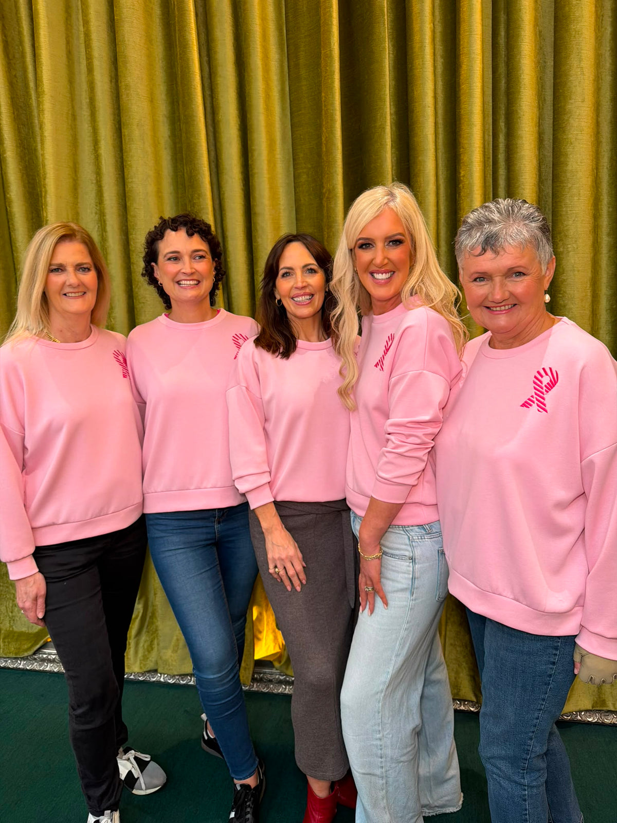 NBCRI Embroidered Light Jumper Pink