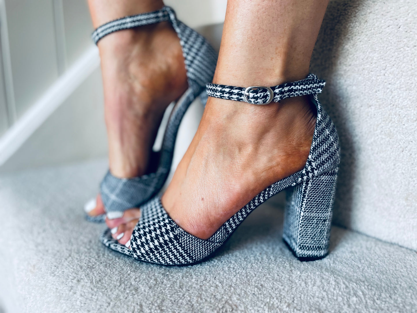 Houndstooth Heels