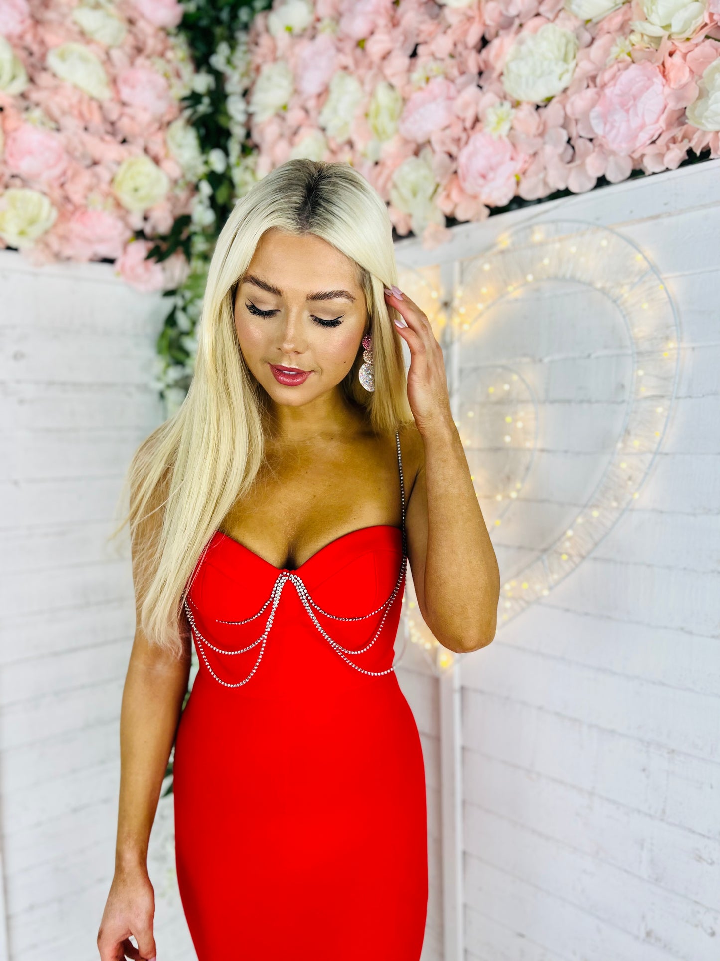 Pasque Dress Red