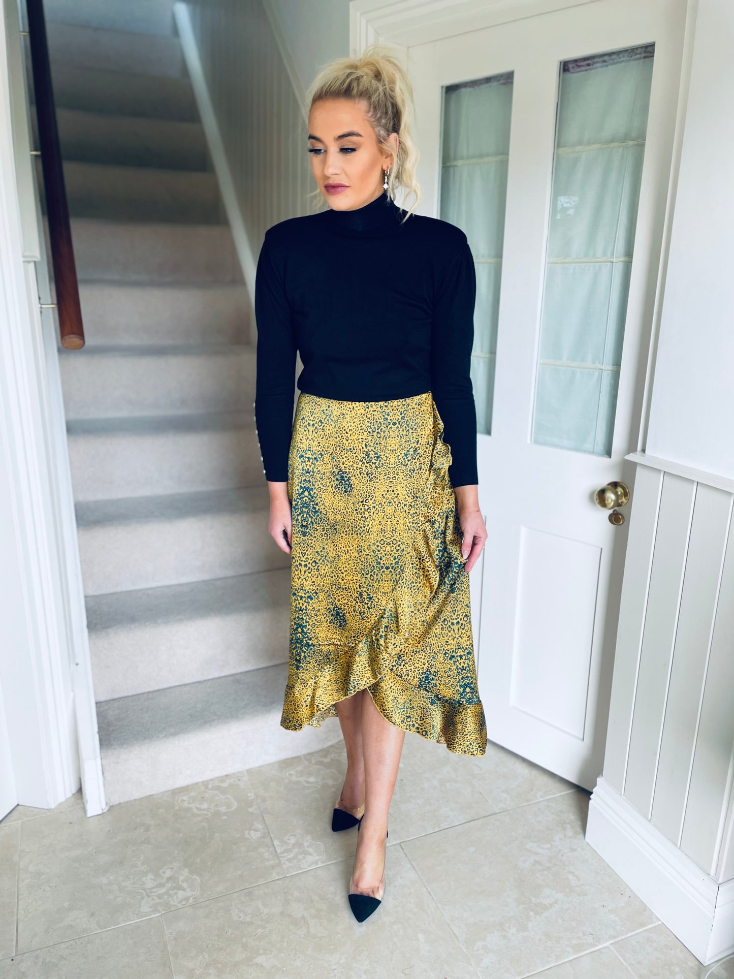 Emily Skirt Yellow Animal