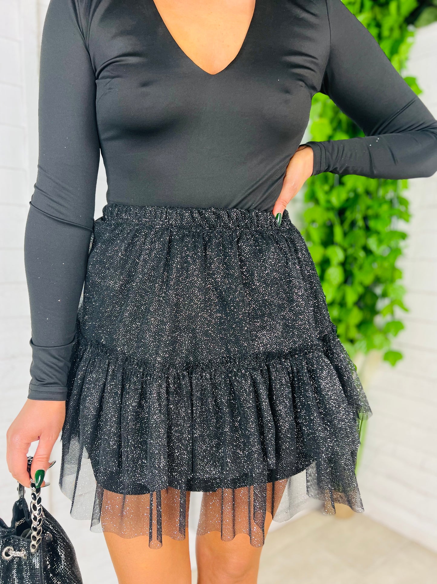 Kimberley Skirt Black/Silver