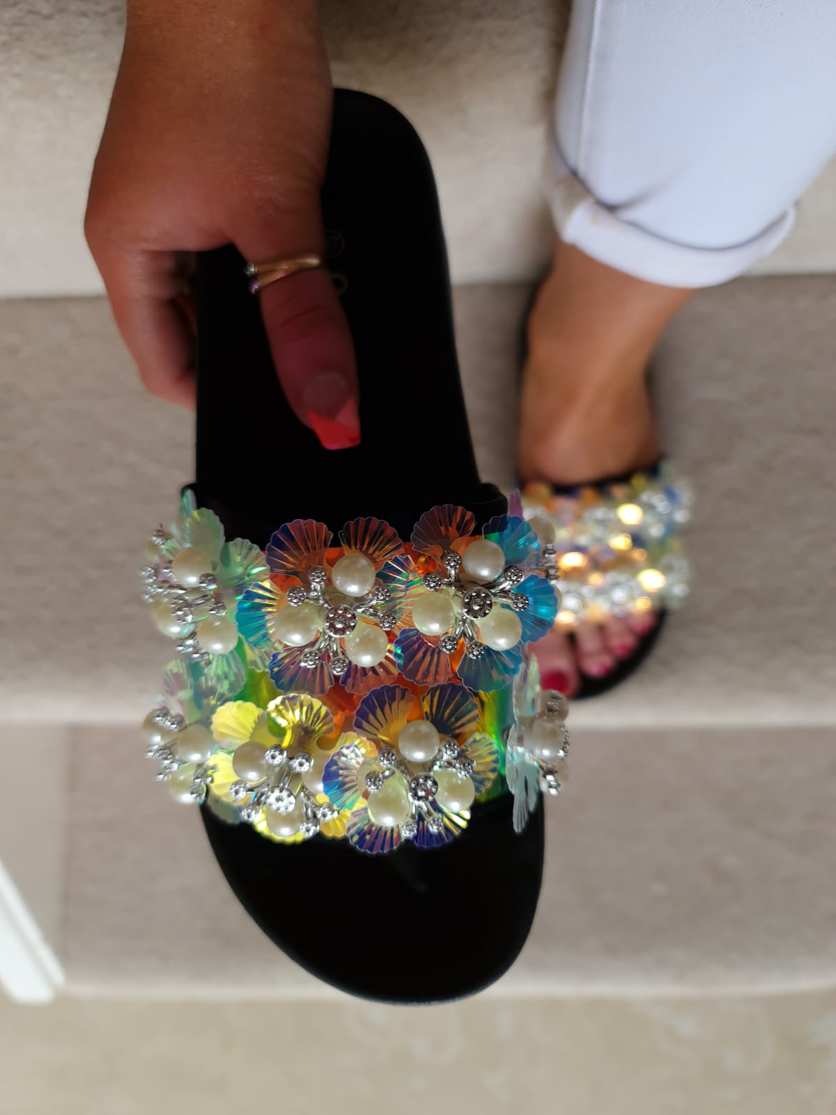 Larry Sandals Black