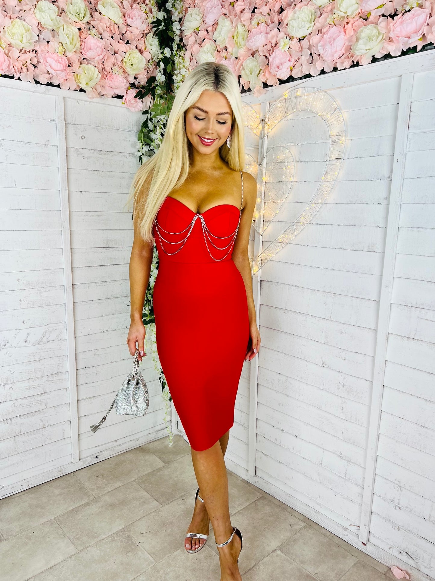 Pasque Dress Red