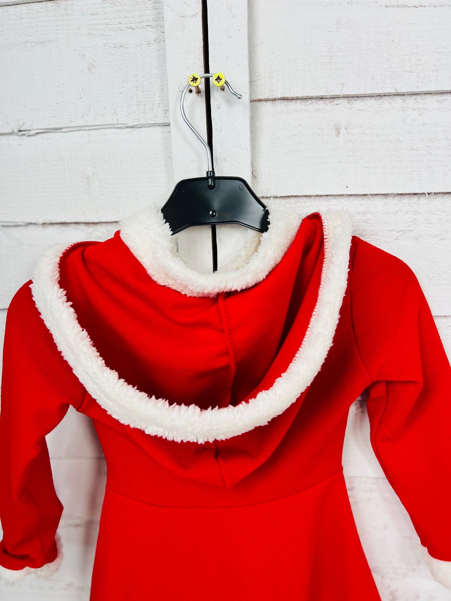 Girls Santa Dress with Black belt