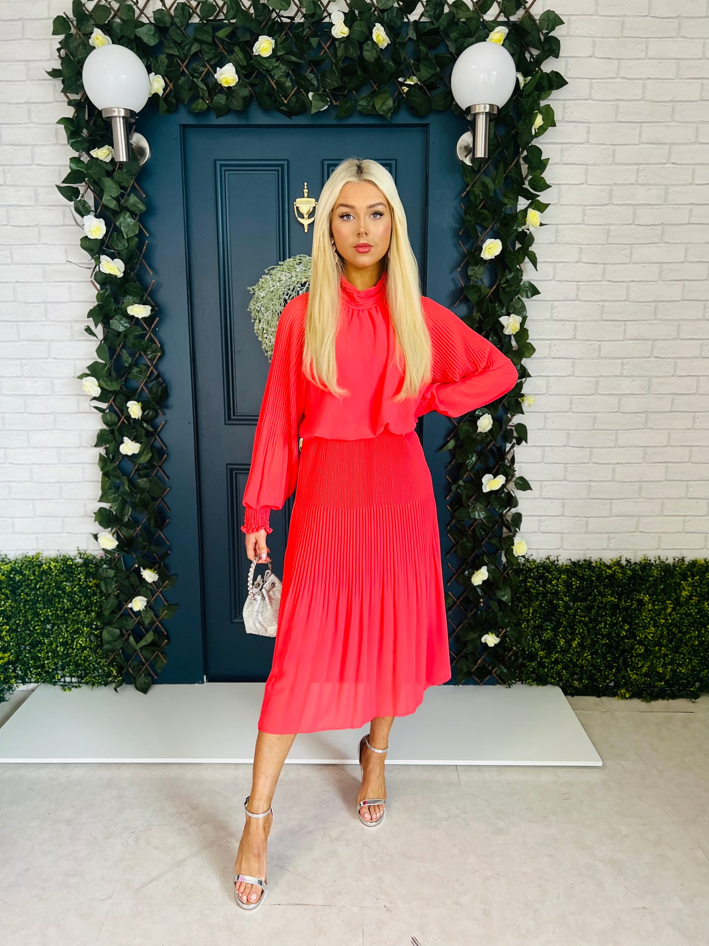 Henri Dress Coral