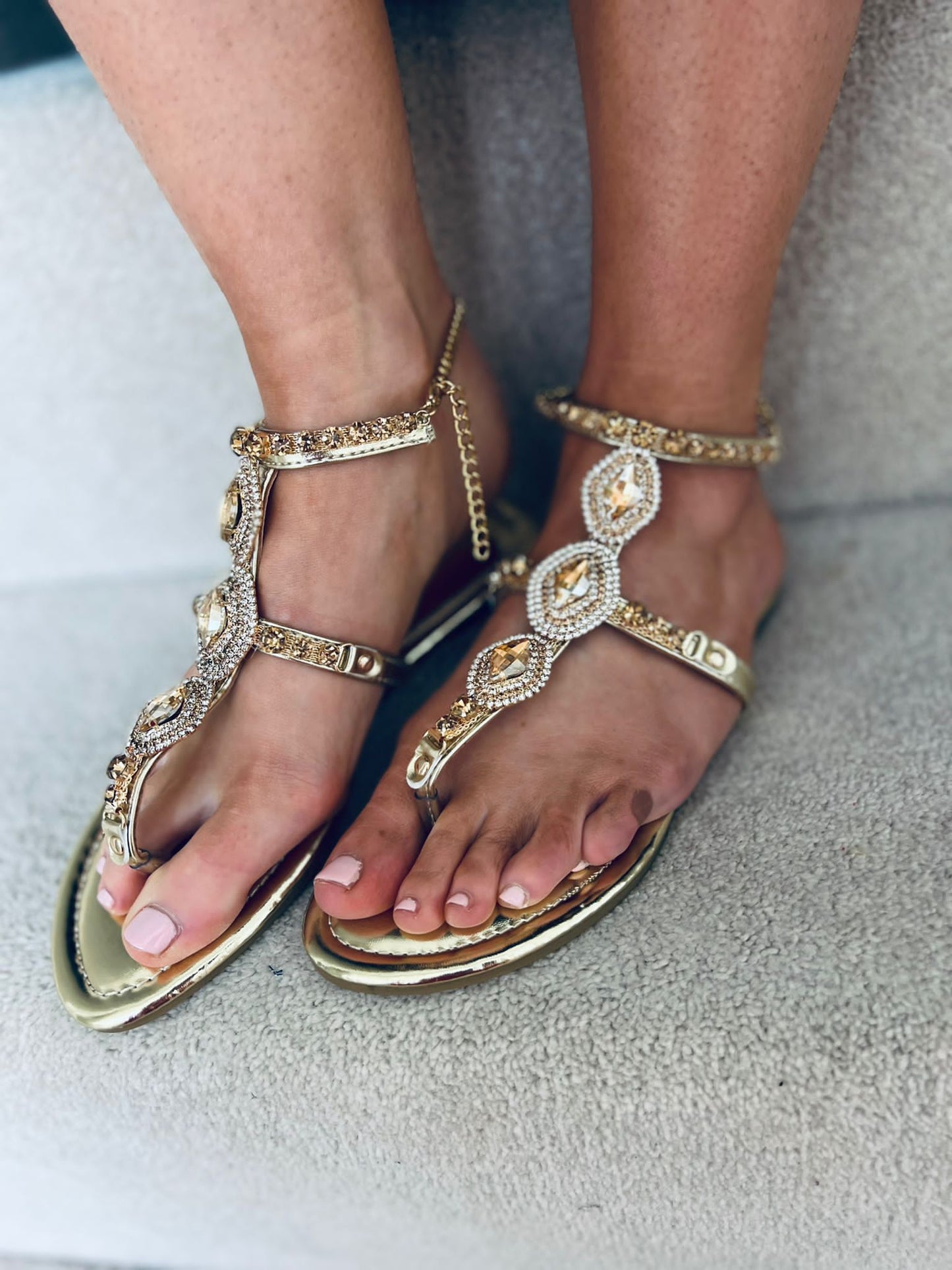 Otis Sandals Gold