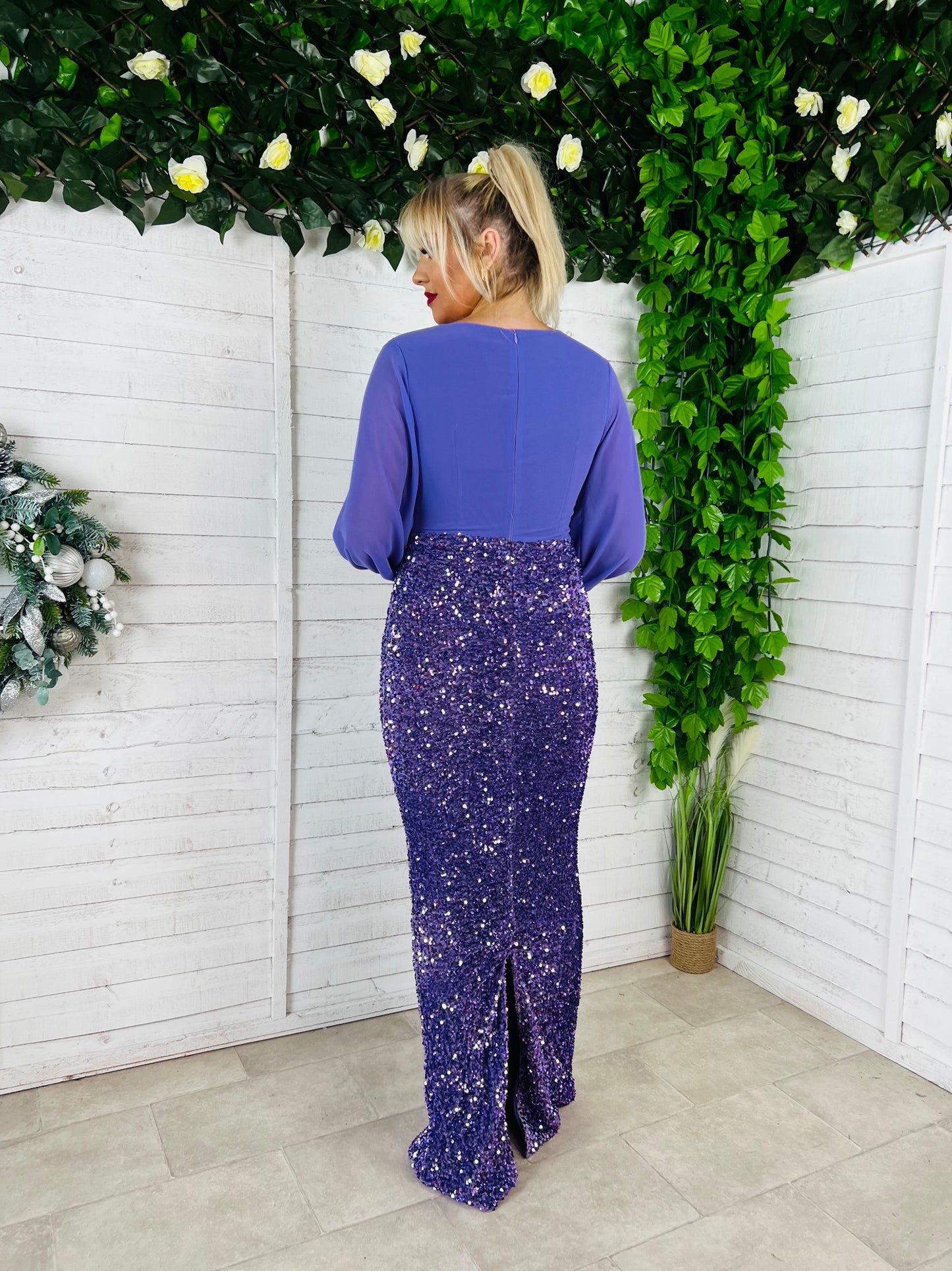 Darius Dress Purple