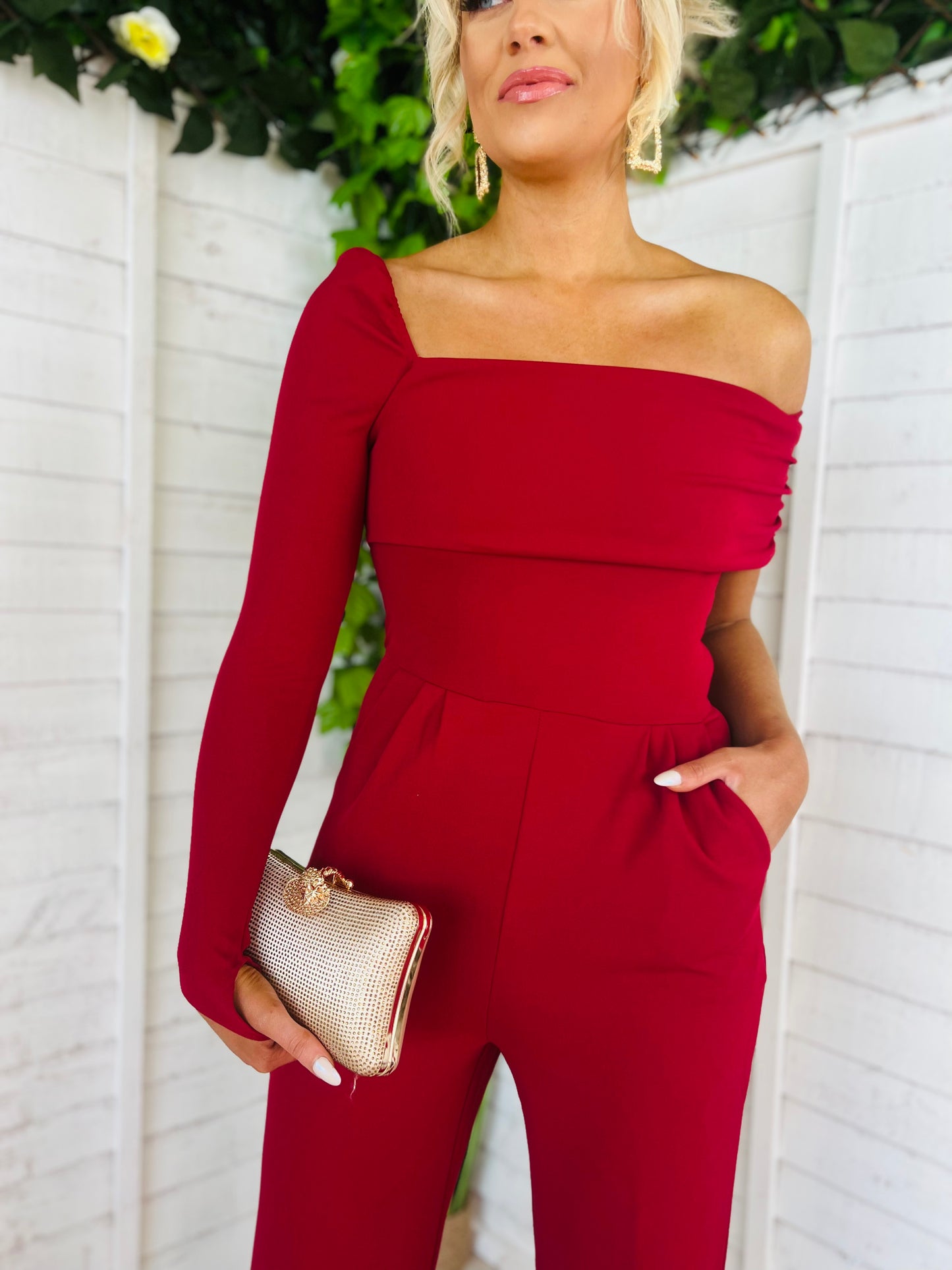 Joan Jumpsuit Burgundy
