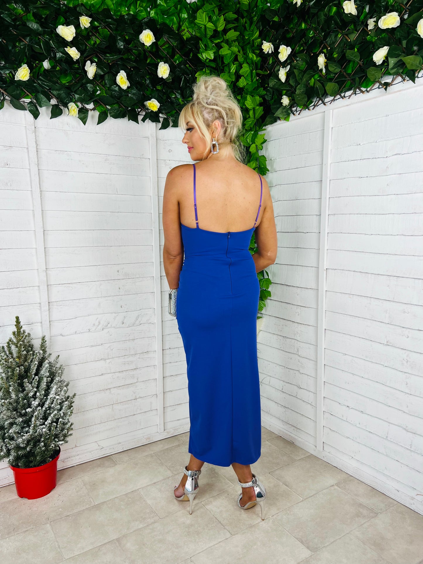 Lucia Midi Dress Blue