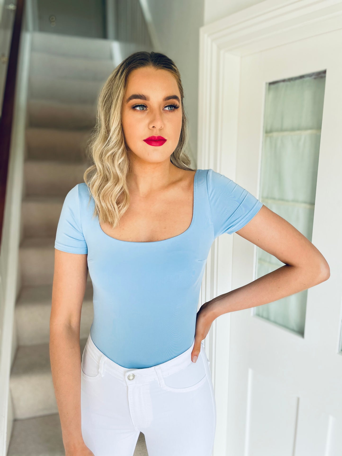 George Bodysuit Blue