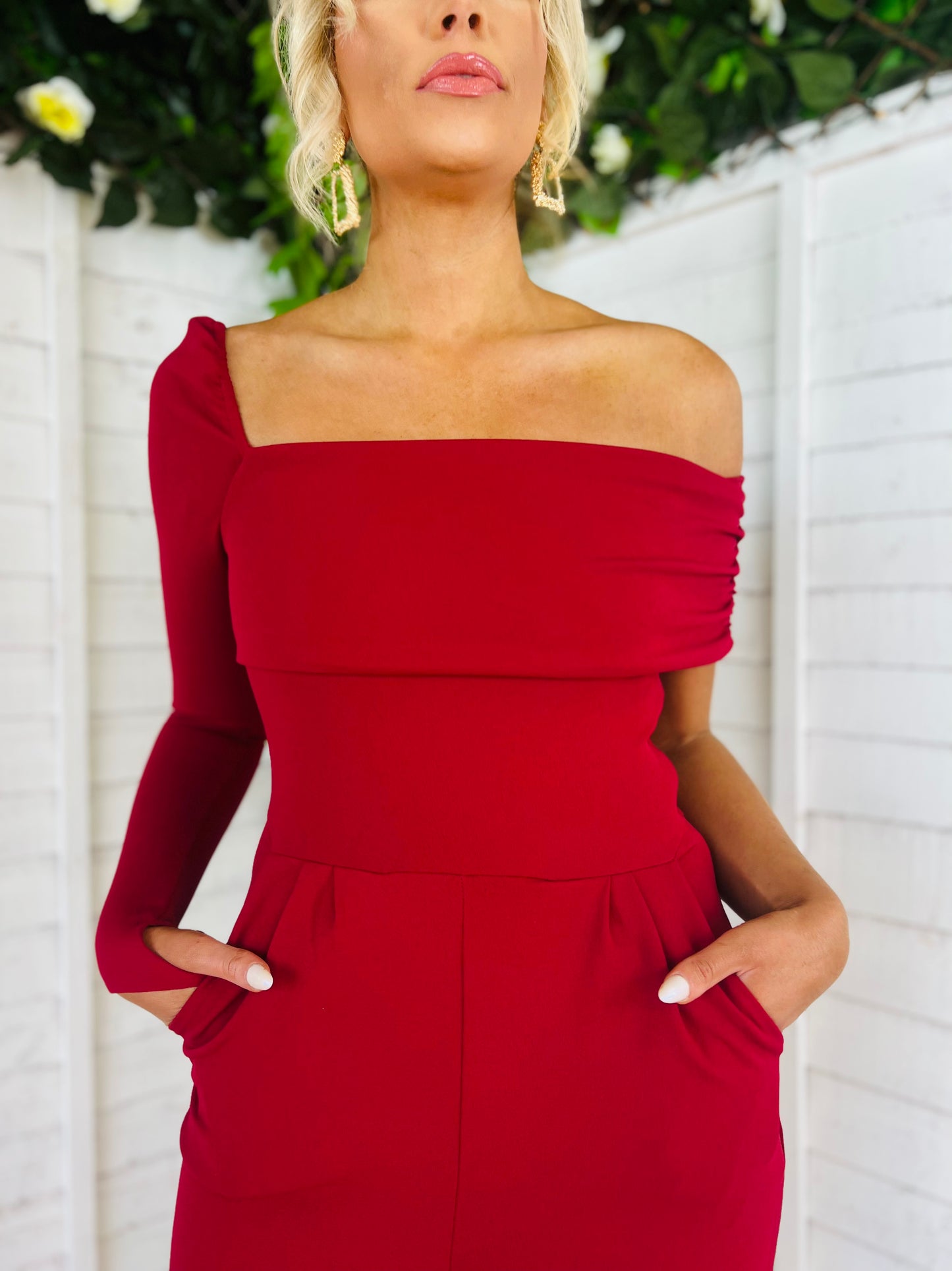 Joan Jumpsuit Burgundy