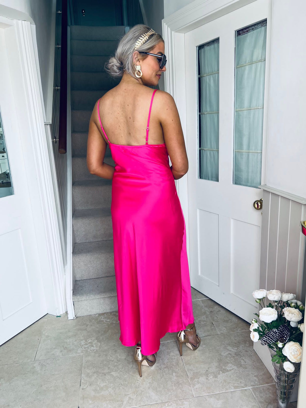 Etta Dress Fuchsia