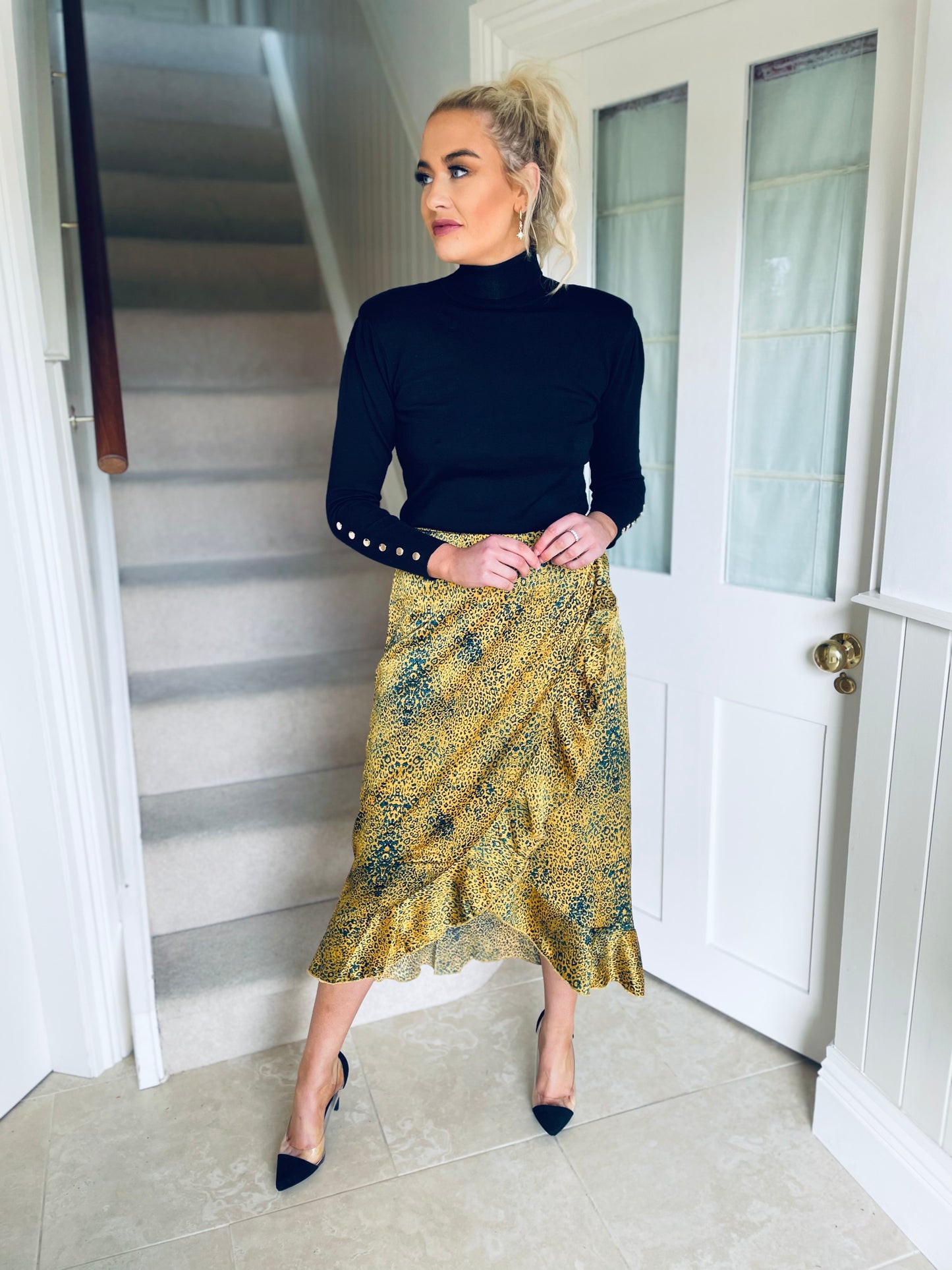 Emily Skirt Yellow Animal