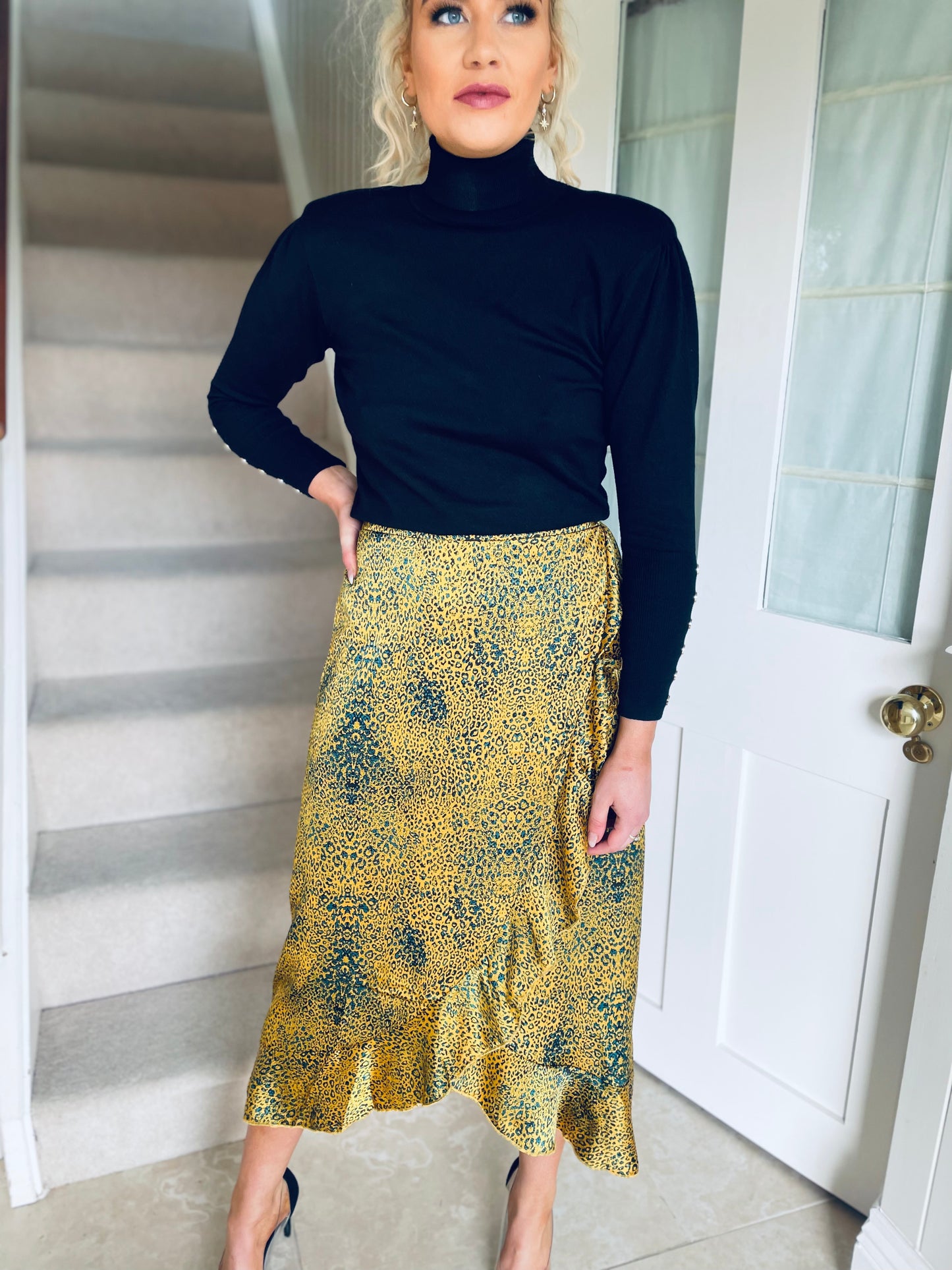 Emily Skirt Yellow Animal