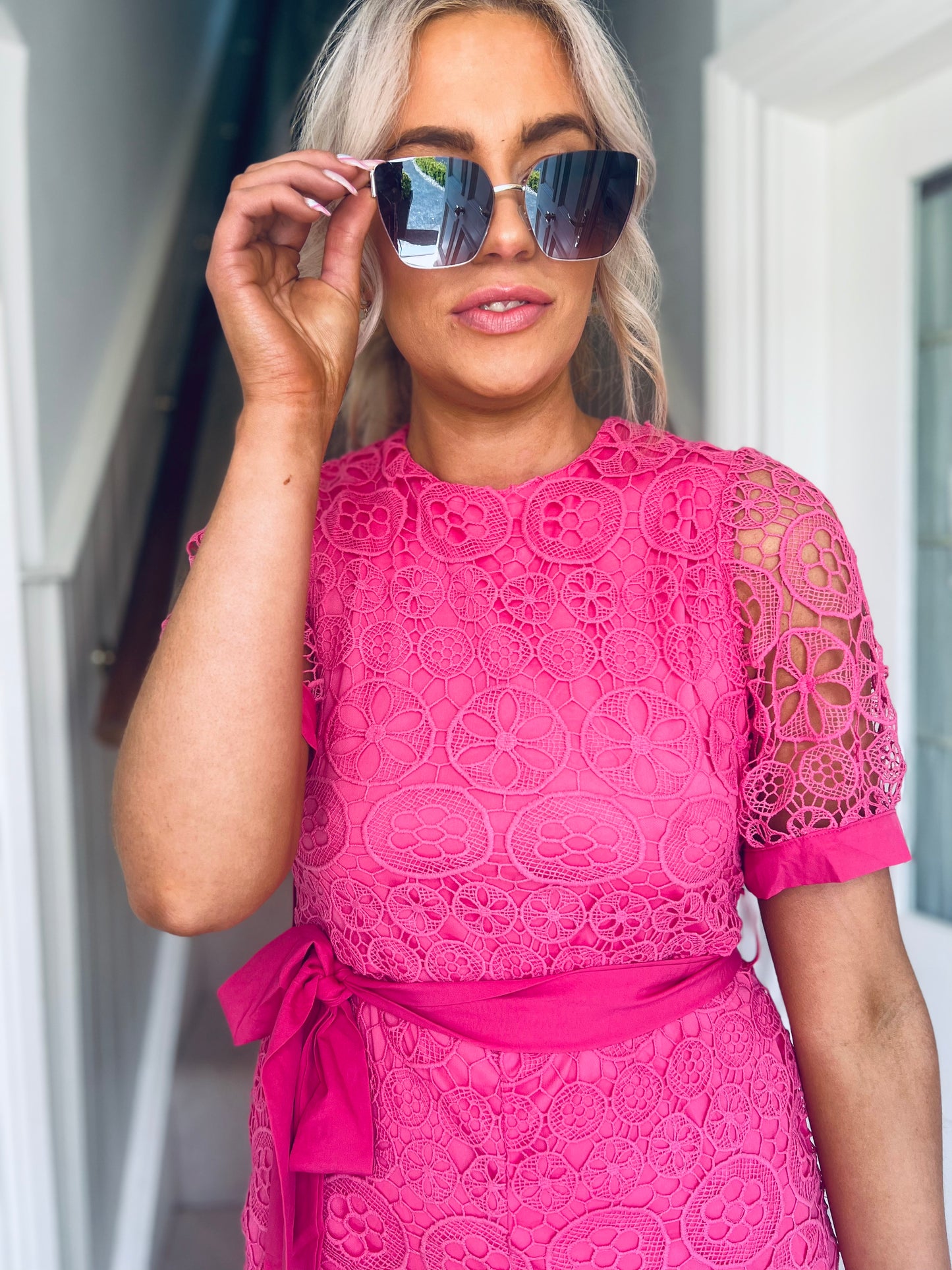 Gaia Playsuit Pink