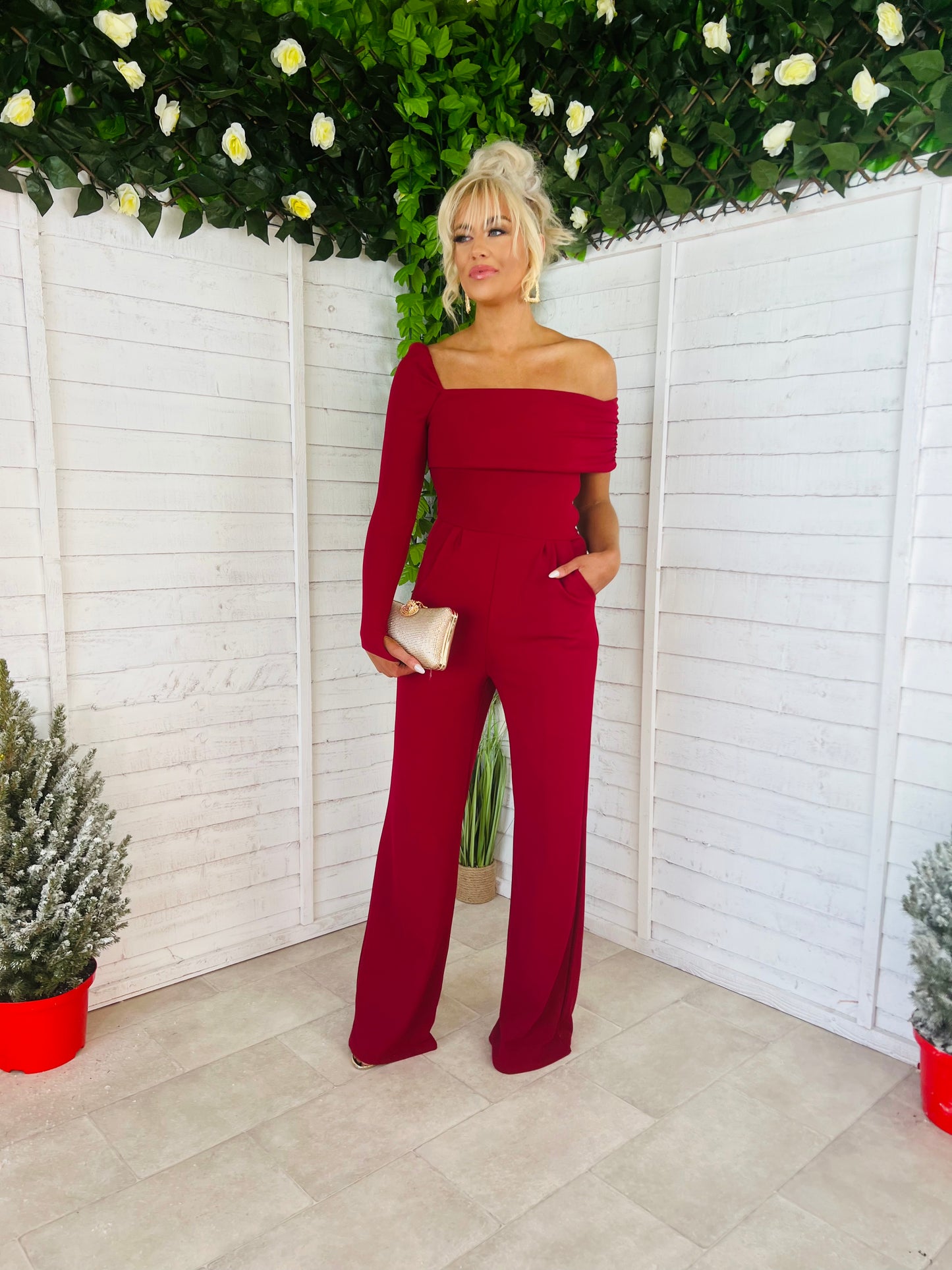 Joan Jumpsuit Burgundy