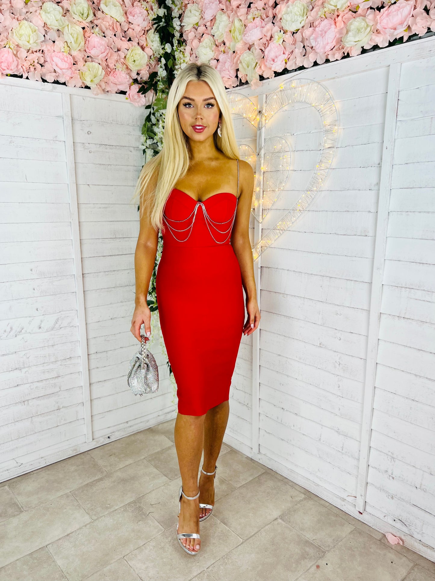 Pasque Dress Red