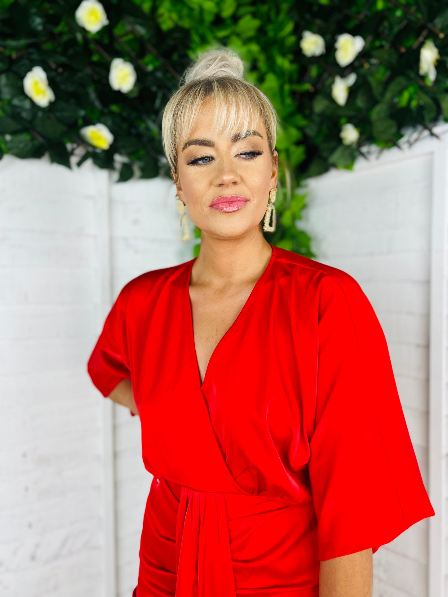 Erica Midi Dress Rouge