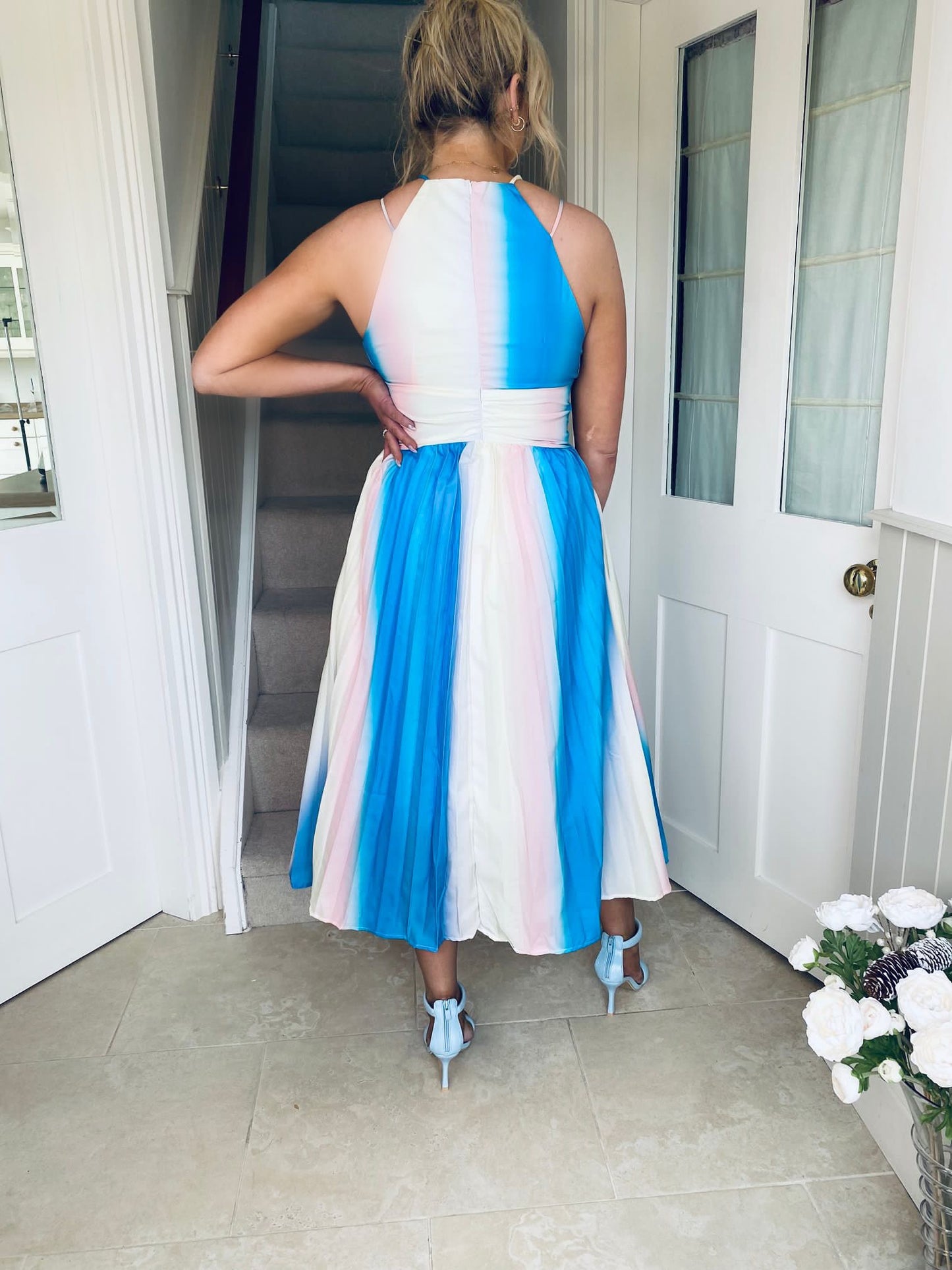 Tuar Dress Blue