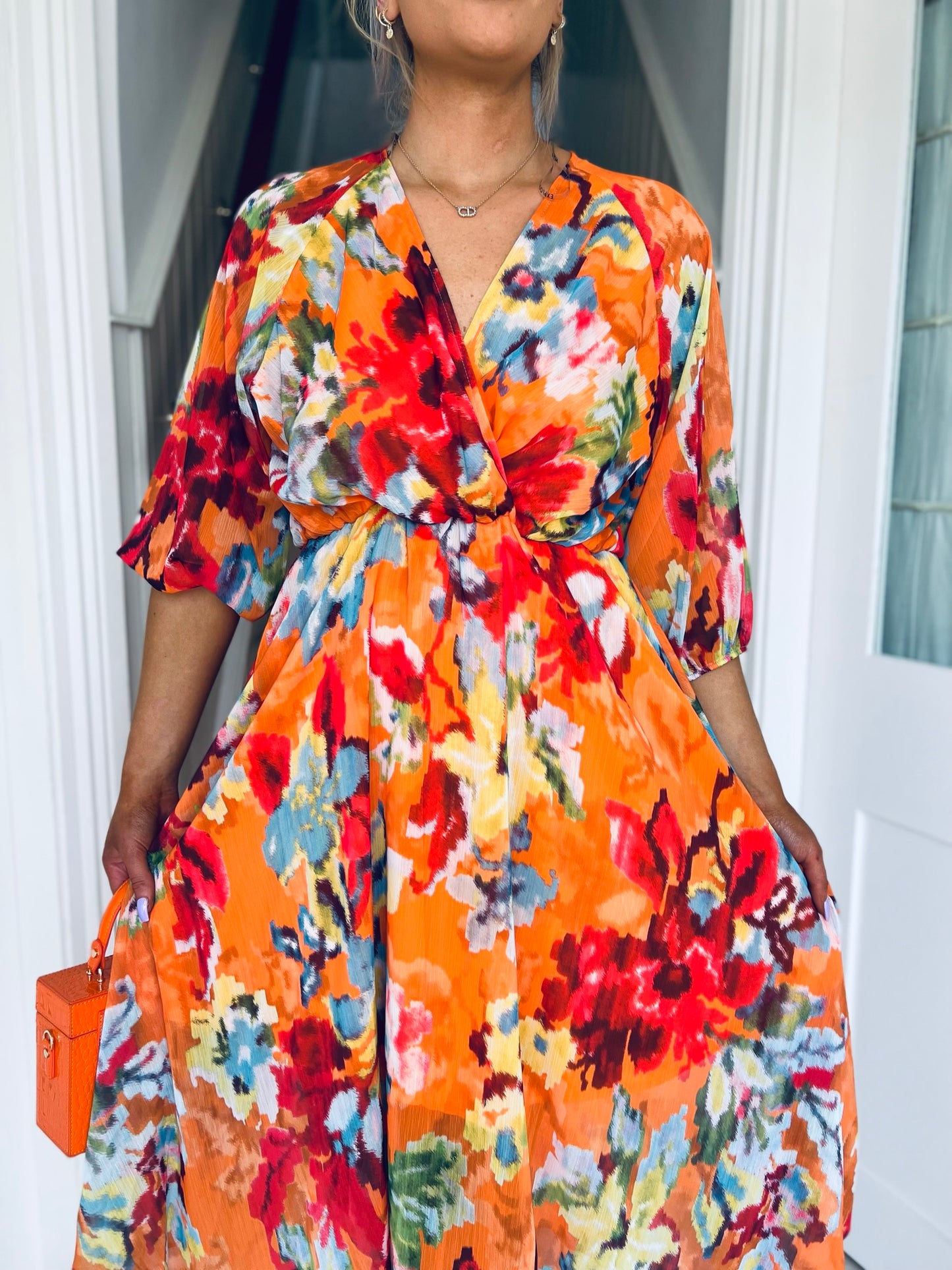 Annabel Dress Orange