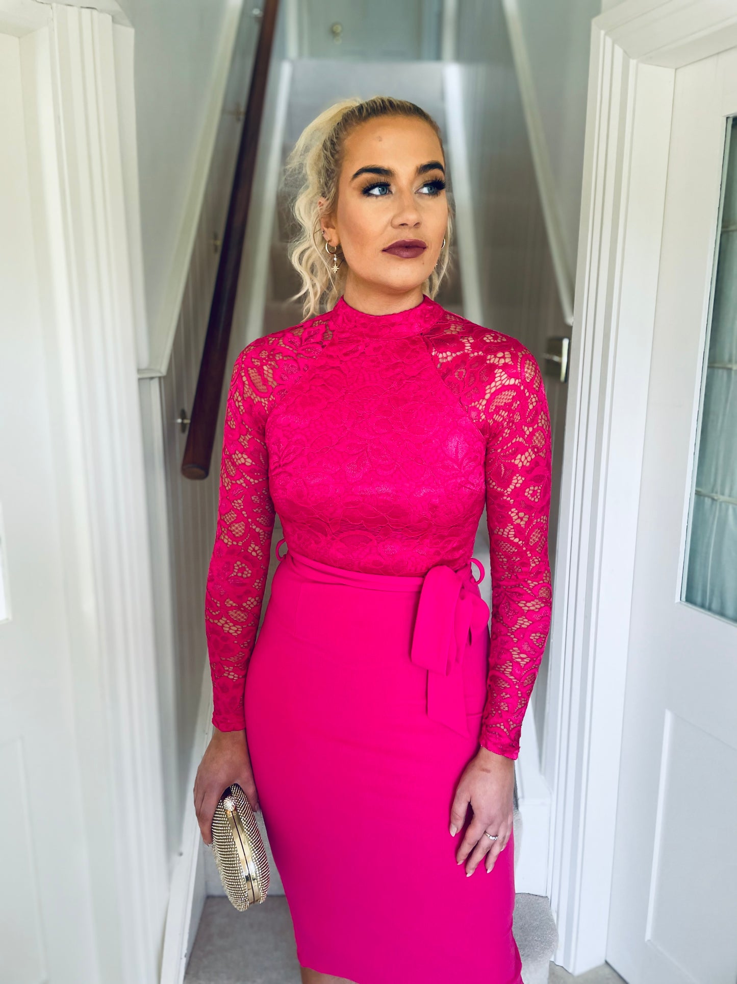 Abbey Dress Pink
